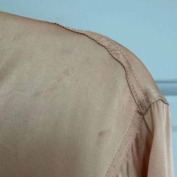 Women’s Satin Slip Dress in Blush Pink - Picture 12 of 16